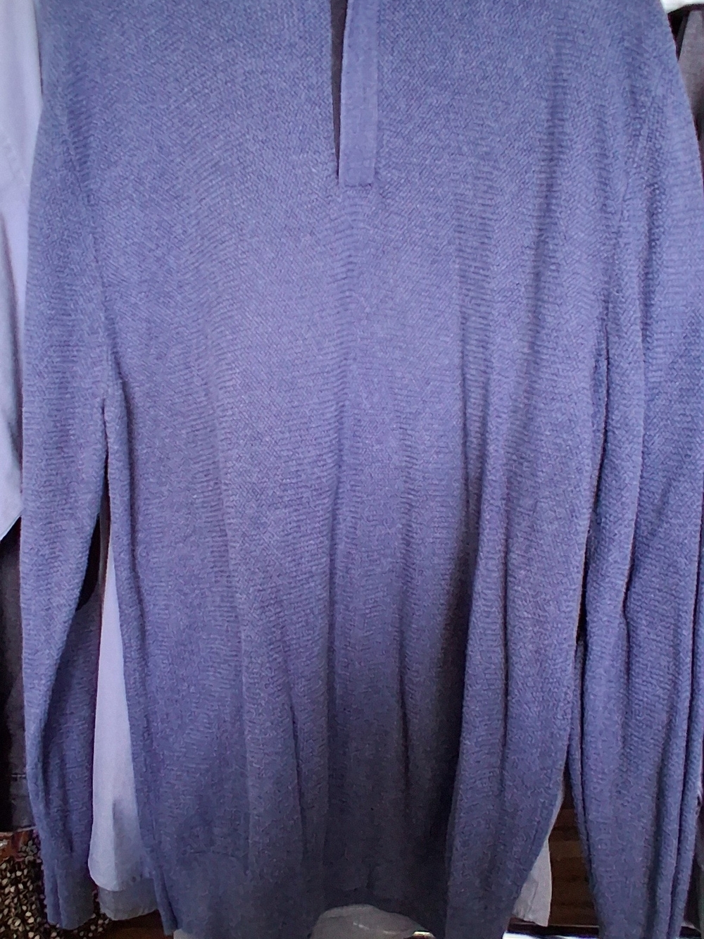 Jos. A. Bank Executive Collection Men's Quarter Zip Sweater Purple XXL